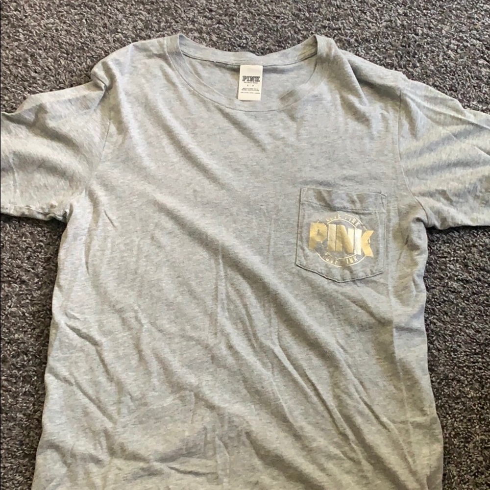 Grey Pink Shirt